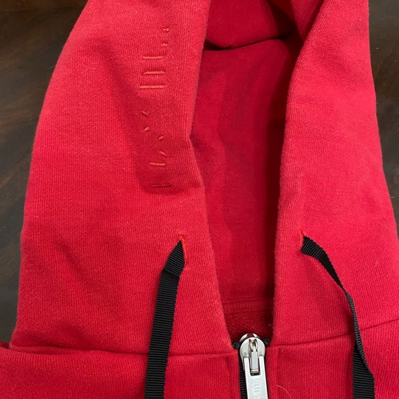 Ben Taverniti Unravel Project hooded red sweatshirt - Picture 6 of 11